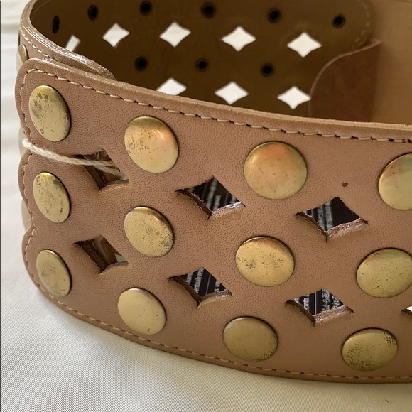 NWT Motif 56 wide leather belt Anthropology - Picture 4 of 9